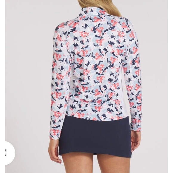 PUMA YouV Borrego Golf 1/4 Zip Size XL New With Tags White Glow/Silver Sky - Picture 2 of 7